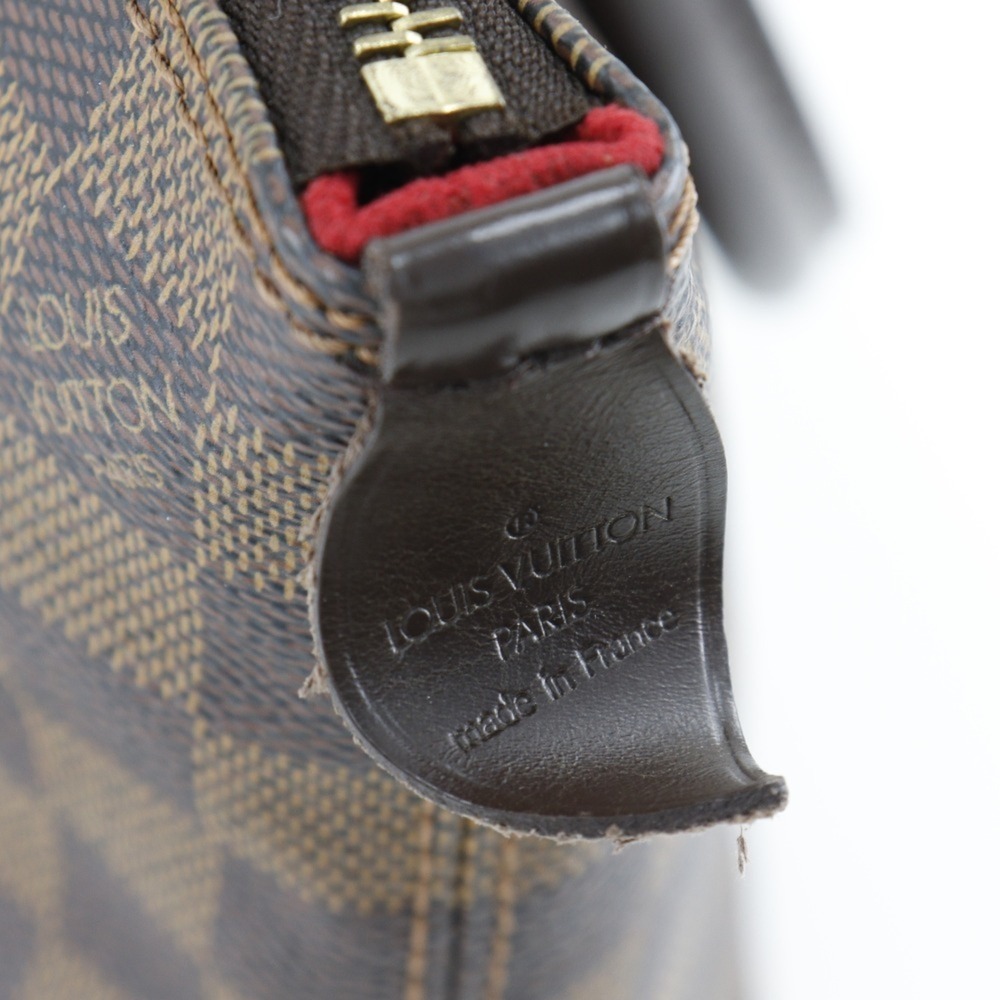 LOUIS VUITTON Authentic Brown Damier Canvas Tote Bag - Picture 8 of 10
